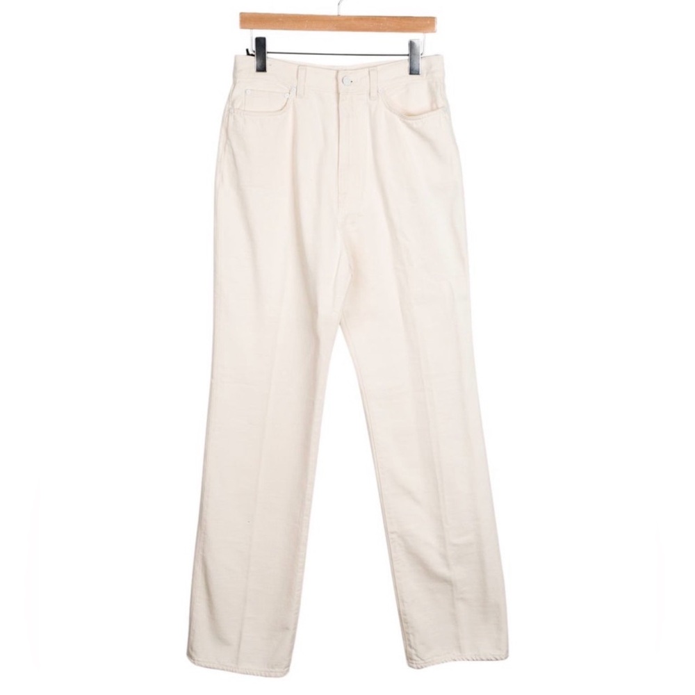 Made in Tomboy Cream / Off White Straight Leg Jeans